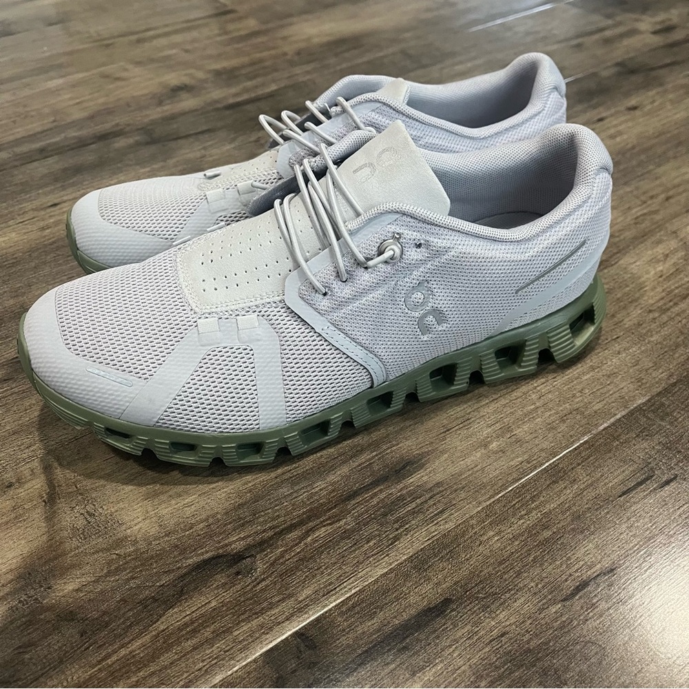Men's On Cloud Glacier/Reseda Shoes CloudTec OC Cushion Sneakers 7.5